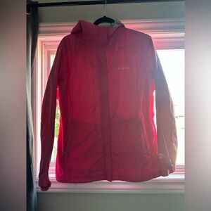 Columbia Women's Vibrant Pink rain jacket